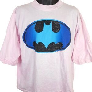 Batman T Shirt Vintage 80s DC Comics Superhero Dark Knight Made In USA Mens XL